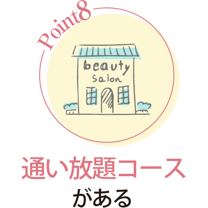 通い放題コースがある